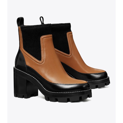 토리버치 Tory Burch LUG-SOLE HEELED ANKLE BOOT