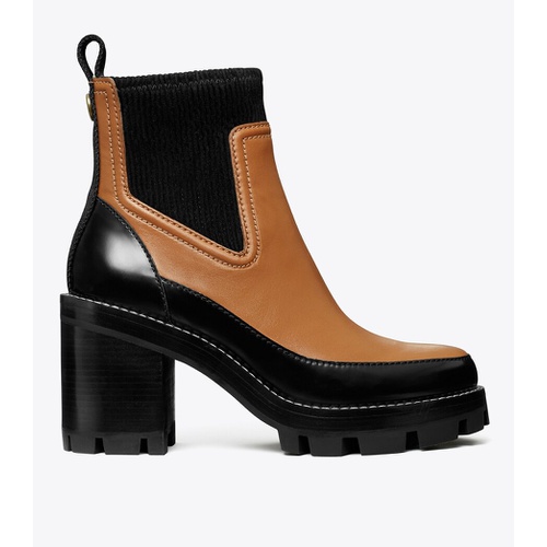 토리버치 Tory Burch LUG-SOLE HEELED ANKLE BOOT