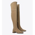 Tory Burch MULTI LOGO STRETCH OVER-THE-KNEE BOOT