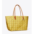 Tory Burch CANVAS BASKETWEAVE TOTE