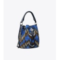 Tory Burch FLEMING SOFT FLAME STITCH BUCKET BAG