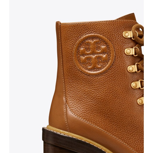 토리버치 Tory Burch MILLER MIXED-MATERIALS LUG SOLE BOOT