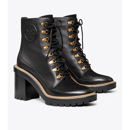 토리버치 Tory Burch MILLER MIXED-MATERIALS LUG SOLE BOOT