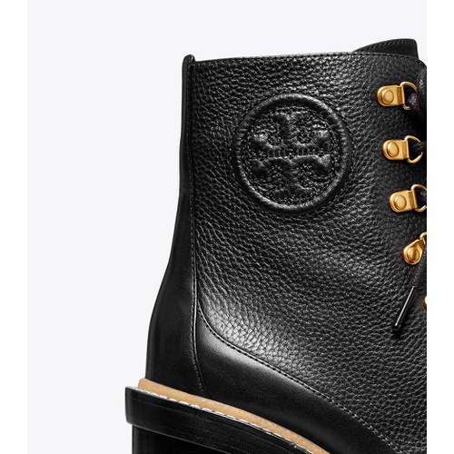 토리버치 Tory Burch MILLER MIXED-MATERIALS LUG SOLE BOOT