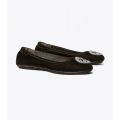 Tory Burch MINNIE TRAVEL BALLET FLAT, VELVET PAVEE