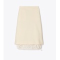 Tory Burch DOUBLE-FACED WOOL SKIRT