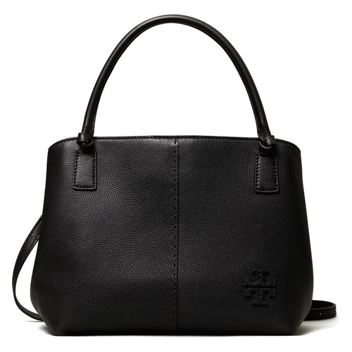 토리버치 Tory Burch McGraw Leather Satchel_BLACK