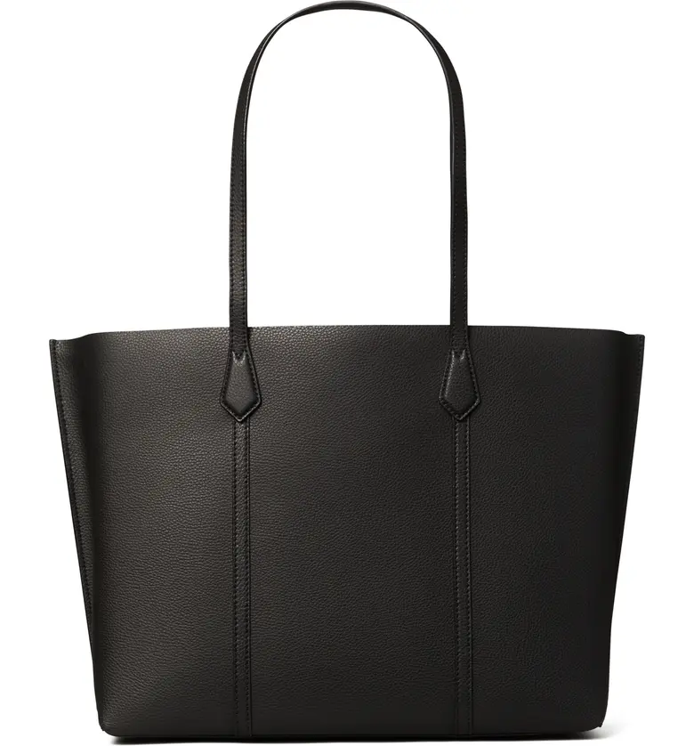 토리버치 Tory Burch Perry Triple Compartment Leather Tote_BLACK