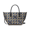 Tory Burch Canvas Basket Weave Small Tote