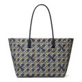 Tory Burch Canvas Basket Weave Tote