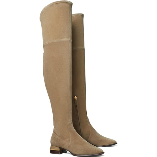 토리버치 Tory Burch Multi Logo Stretch Over-the-Knee Boot 35 mm