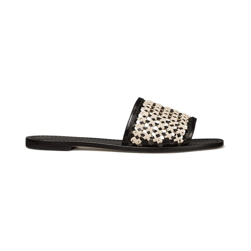 토리버치 Tory Burch Woven Raffia Slide