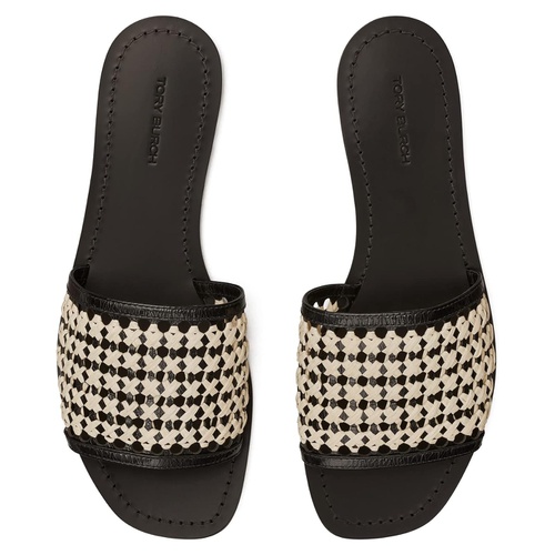 토리버치 Tory Burch Woven Raffia Slide