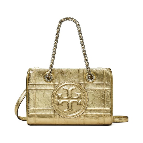 토리버치 Tory Burch Fleming Soft Metallic Quilt Mini Chain Tote