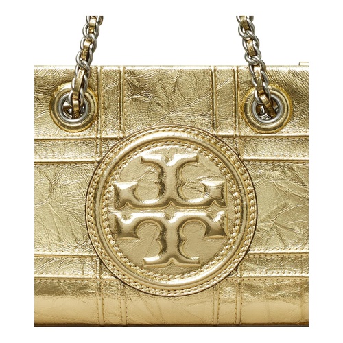 토리버치 Tory Burch Fleming Soft Metallic Quilt Mini Chain Tote