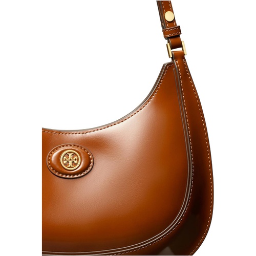 토리버치 Tory Burch Robinson Spazzolato Convertible Crescent Bag