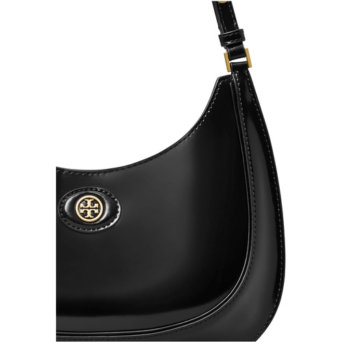 토리버치 Tory Burch Robinson Spazzolato Convertible Crescent Bag