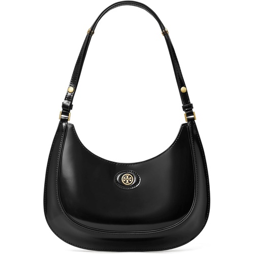 토리버치 Tory Burch Robinson Spazzolato Convertible Crescent Bag