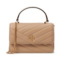 Tory Burch Kira Chevron Mini Top-Handle Chain Wallet