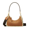 Tory Burch Mercer Shearling Small Shoulder Bag