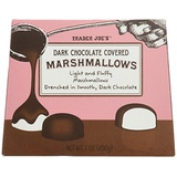 Trader Joes Dark Chocolate Covered Marshmallows - 2 Pack