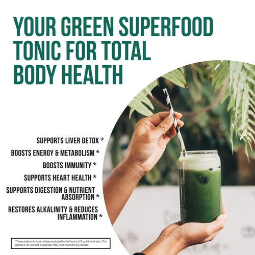  Triquetra Health Organic Barley Grass Juice Powder - Grown in Volcanic Soil of Utah - Raw & BioActive Form, Cold-Pressed then CO2 Dried - Complements Wheatgrass Juice Powder - 5.3 oz
