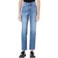 True Religion High-Rise Mom Jeans in Medium Wash