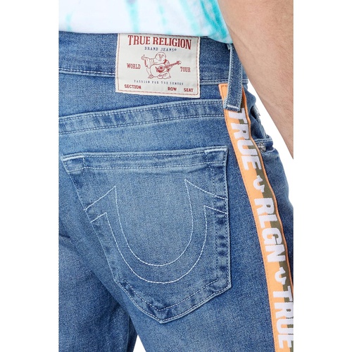 트루릴리젼 True Religion Geno Single Needle No Flap Logo Taping in Alley Loop