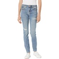 True Religion Jennie Mid-Rise Curvy Skinny Flap Supert in Mother Light Destroy