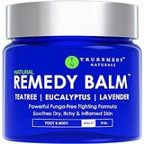 Truremedy Naturals Remedy Tea Tree Oil Balm - Cream for Athletes Foot, Jock Itch, Ringworm, Eczema, Nail Issues, Rash, Skin Irritation - Ointment for Dry, Itchy Skin - Foot & Body Balm with Lavender