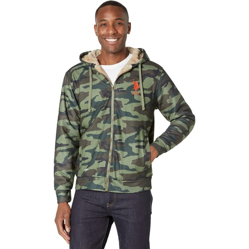  U.S. POLO ASSN. Sherpa Camo Hoodie