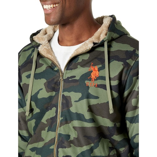  U.S. POLO ASSN. Sherpa Camo Hoodie