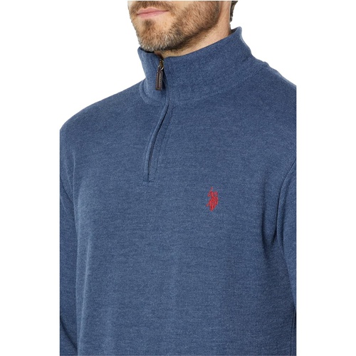  U.S. POLO ASSN. Long Sleeve 1u002F4 Zip Flatback