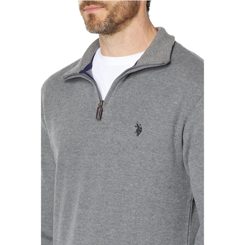  U.S. POLO ASSN. Long Sleeve 1u002F4 Zip Flatback