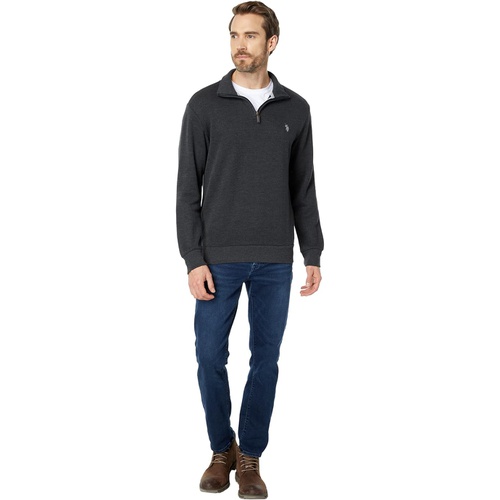  U.S. POLO ASSN. Long Sleeve 1u002F4 Zip Flatback