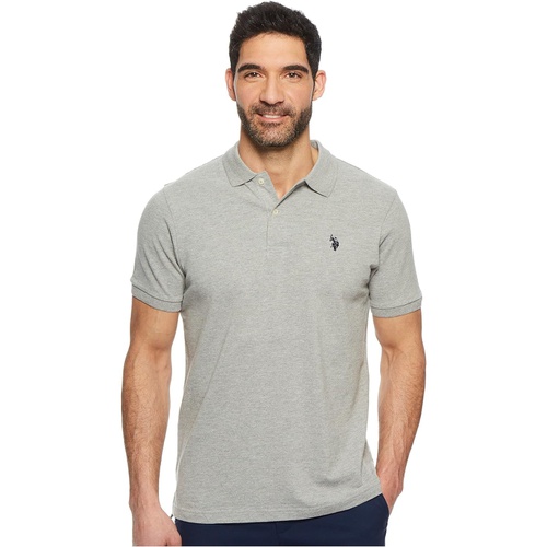  U.S. POLO ASSN. Solid Cotton Pique Polo with Small Pony