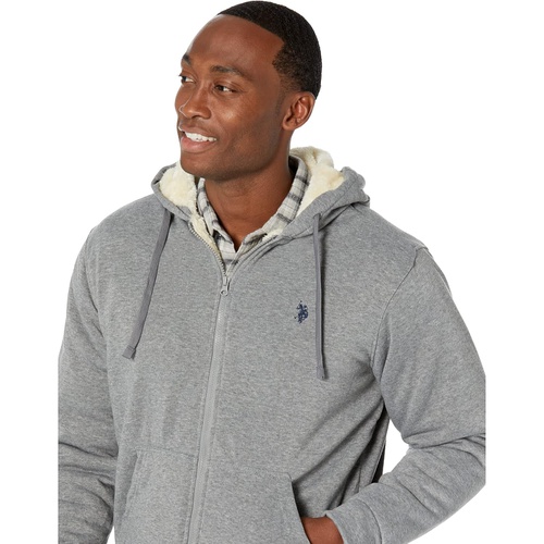  U.S. POLO ASSN. Solid Sherpa Hoodie