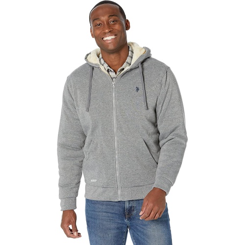  U.S. POLO ASSN. Solid Sherpa Hoodie