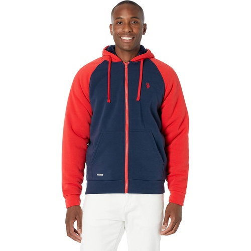  U.S. POLO ASSN. Color-Block Raglan Hoodie