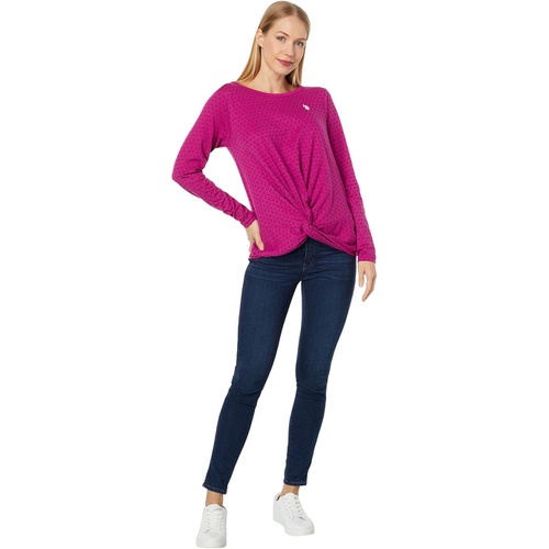  U.S. POLO ASSN. Long Sleeve Twist Front Ditsy Knit Shirt