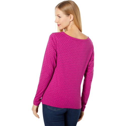  U.S. POLO ASSN. Long Sleeve Twist Front Ditsy Knit Shirt