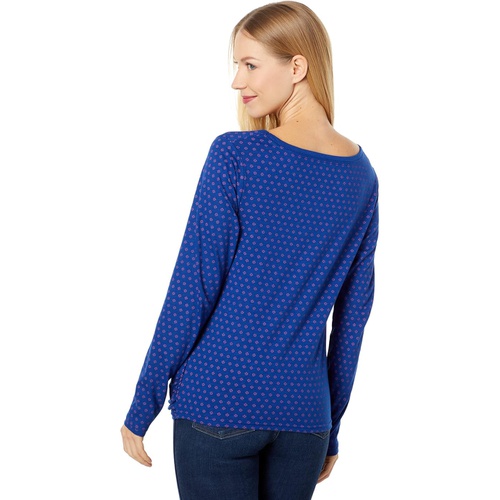  U.S. POLO ASSN. Long Sleeve Twist Front Ditsy Knit Shirt