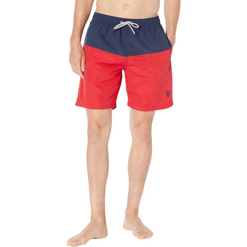  U.S. POLO ASSN. Color-Block Swim Shorts