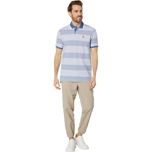  U.S. POLO ASSN. Yarn-Dye Stripe Pique Polo