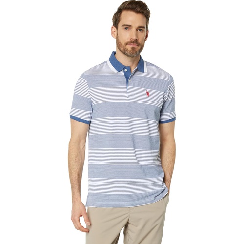  U.S. POLO ASSN. Yarn-Dye Stripe Pique Polo