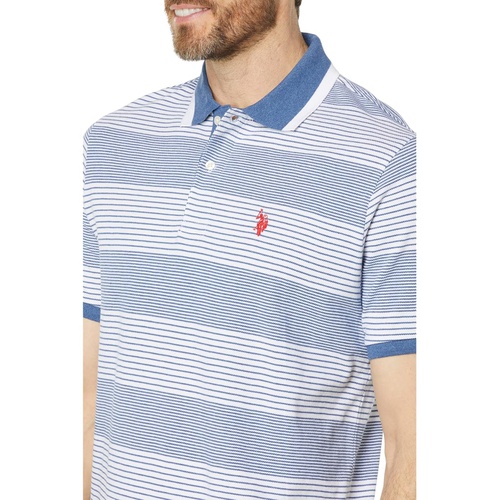  U.S. POLO ASSN. Yarn-Dye Stripe Pique Polo