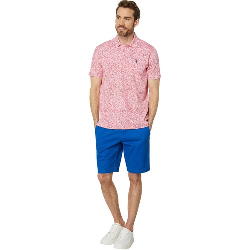  U.S. POLO ASSN. Short Sleeve Floral All Over Print Knit Shirt