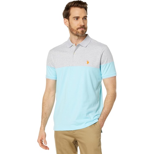  U.S. POLO ASSN. Color-Block Small Pony Jersey Polo