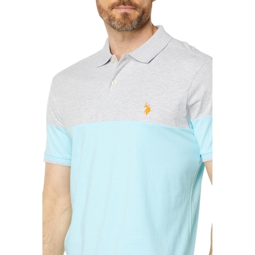  U.S. POLO ASSN. Color-Block Small Pony Jersey Polo