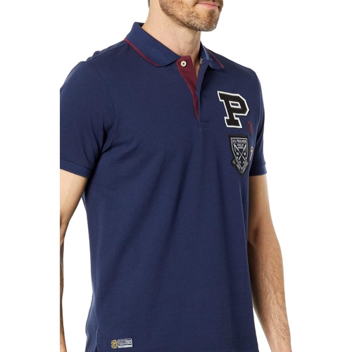  U.S. POLO ASSN. Slim Fit Multi Patch Pique Knit Shirt